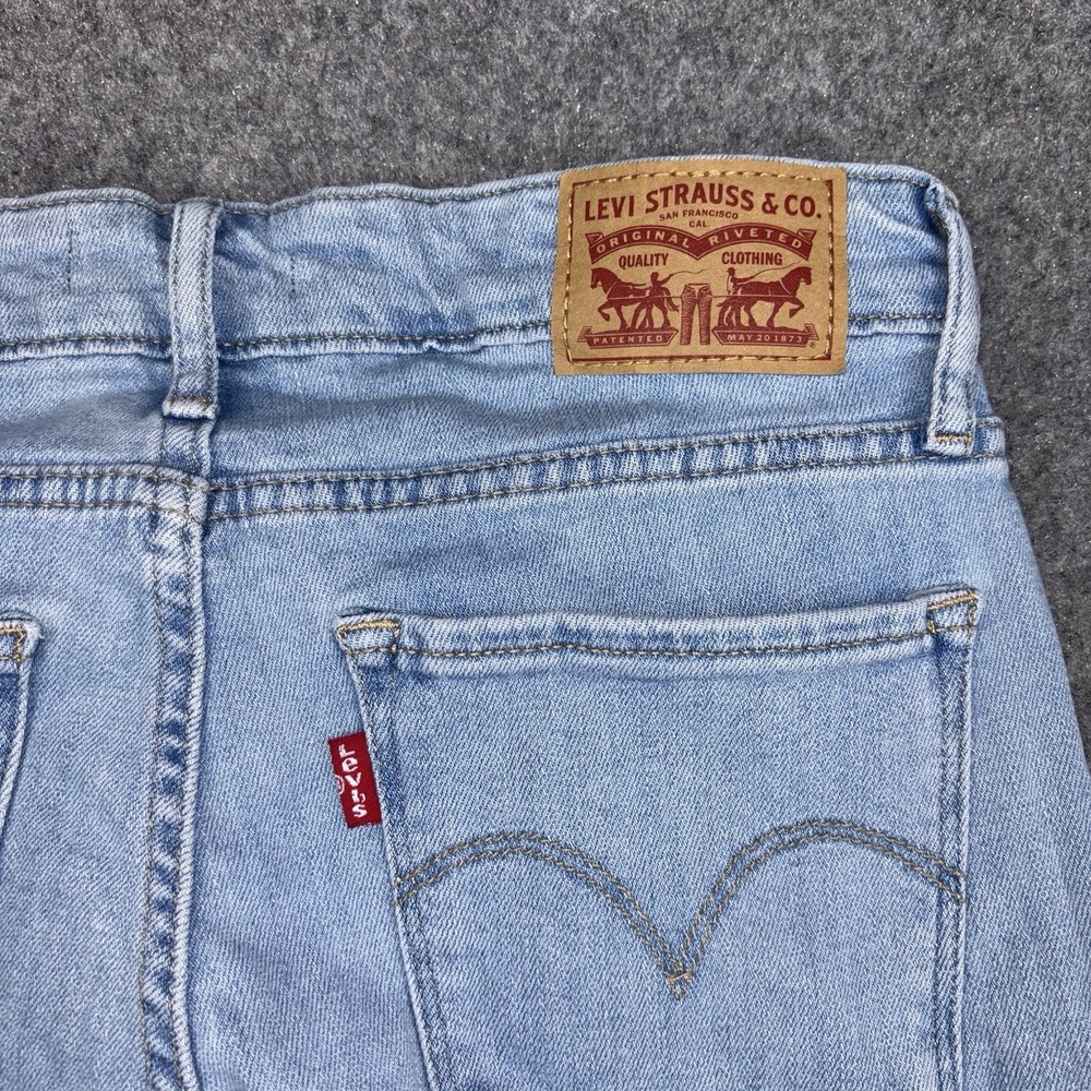 Levi's 711 Skinny Jeans Women's Size 26 Light Wash Stretch Blue Denim Casual - Picture 8 of 14